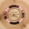 Natural  gemstone Pomegranate Stone Bead Bracelet charm Women Garnet Charm Bangles  Friendship Gift