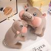 30/38CM Niedliches Dickes Flusspferd mit kurzen Beinen Plüschtier Weicher Plüsch Kawaii Flusspferd Stofftier Puppe Zimmerdekoration Kindergeburtstagsgeschenk
