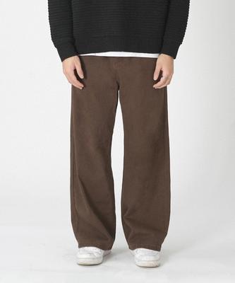 UNDEROFF Daily Basic Wide Cotton Pants Brown