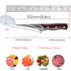 Stainless Steel Meat Cleaver Delicate Small Angle Sharp Hand Knife Comfortable Non-slip Handle with Set Kitchen Knife