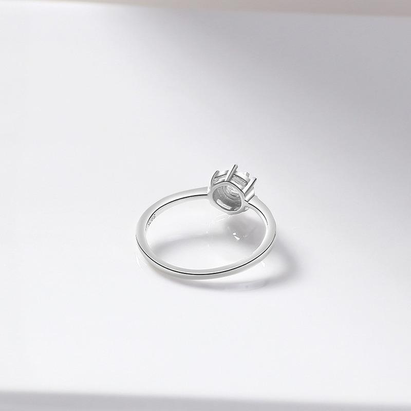 Lindon Klassischer Zirkonring aus Kupferlegierung, Damenschmuck, Hochzeitsversprechen, Partygeschenk