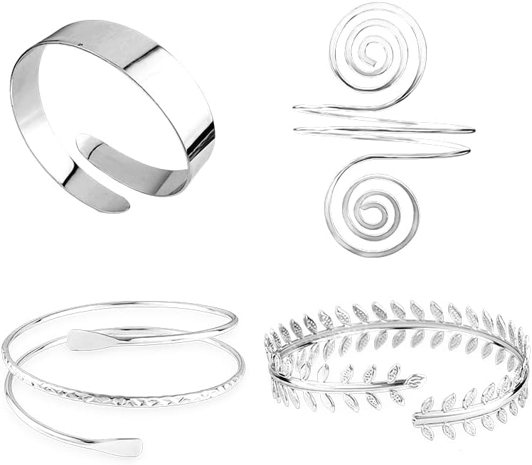 New Hot Selling Punk Fashion Open Wide Cuff Bracelet Gold-plated Arm Bracelet Women's Gift