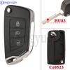 Guscio Chiave Auto Pieghevole Modificato Jingyuqin Ce0536/0523 Hu83 Va2 Per Peugeot 107 207 307 407 306 308 408 508 Citroen C2 C3 C4