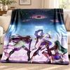 Kpop demon hunters blanket Flannel Blanket Soft Cozy Plush Throw for Sofa Bed Lightweight Home Decoration Outdoor camping