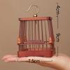 9x7.5cm Grasshopper Cage Cricket Insect Pet Cage House Catcher Feeding Wood Cage Small Parrots Finch Pets Birdcages New
