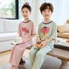 Pijamas de verano para niños 2025: Conjunto de Aire Acondicionado de Manga Corta y Pantalón Largo para Niños y Niñas