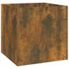Hallway Furniture Set Smoked Oak Wood Based Material