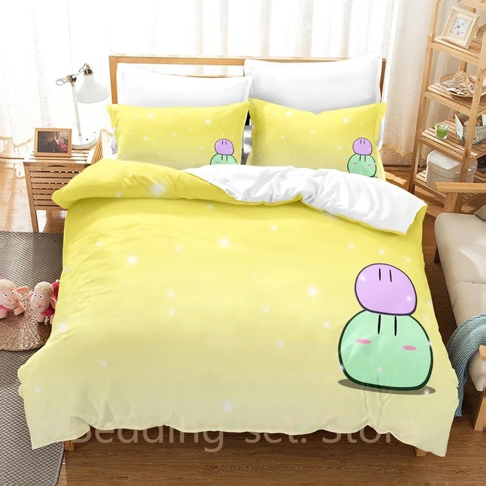 Neues Dango Clannad Bettwäsche-Set Einzelbett Twin Full Queen King Size Bettset Erwachsener Kind Schlafzimmer Bettbezug-Sets Anime Bettlaken-Set