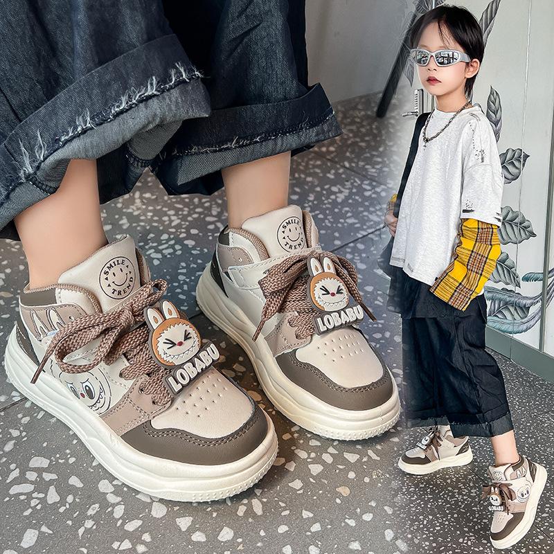 Children's Cartoon Sneakers 2025 Autumn New Girls Running Shoes Boys Soft Baseplate Shoes Fashion Casual Shoes Tide