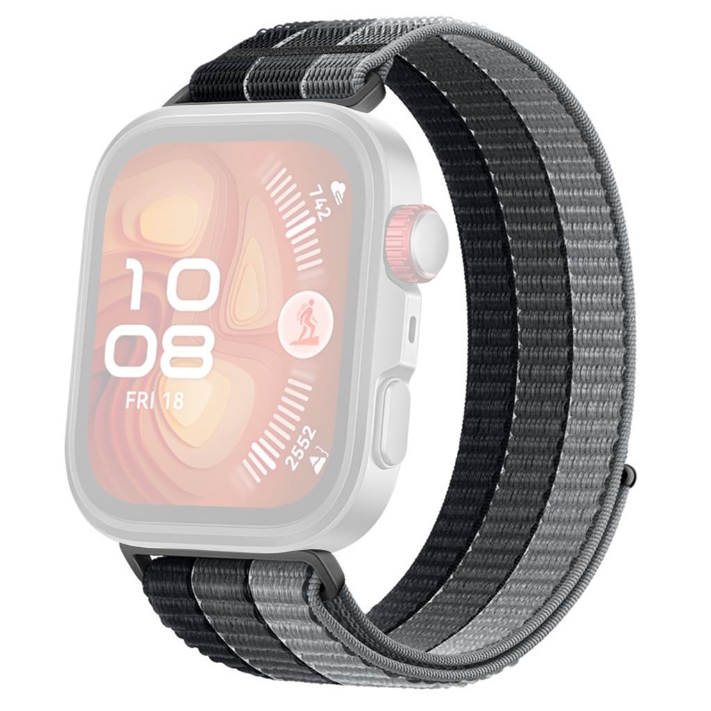 Colored Loop Nylon Strap for Huawei Watch Fit 4 Pro/Fit 4/Fit 3 Magic Tape Closure Watch Band