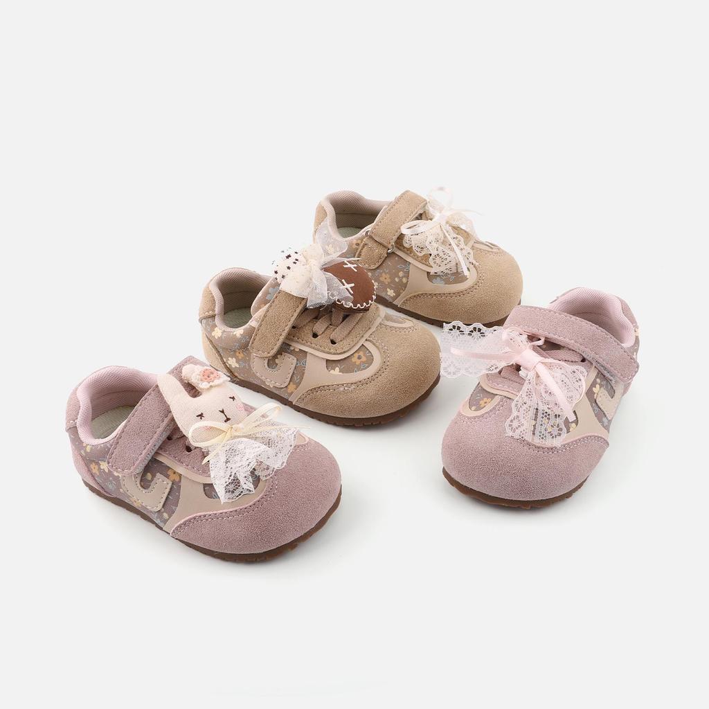 Girls' Soft Sole Sports Shoes with Velcro - Spring New Arrivals, Ideal for Running and Princess Style.