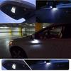 2Pcs White LED Under Side Mirror Puddle Light Lamp for Volvo S60 S 80 V70 Jaguar XF XK XFR XE-Type XJ-Type Xenon White