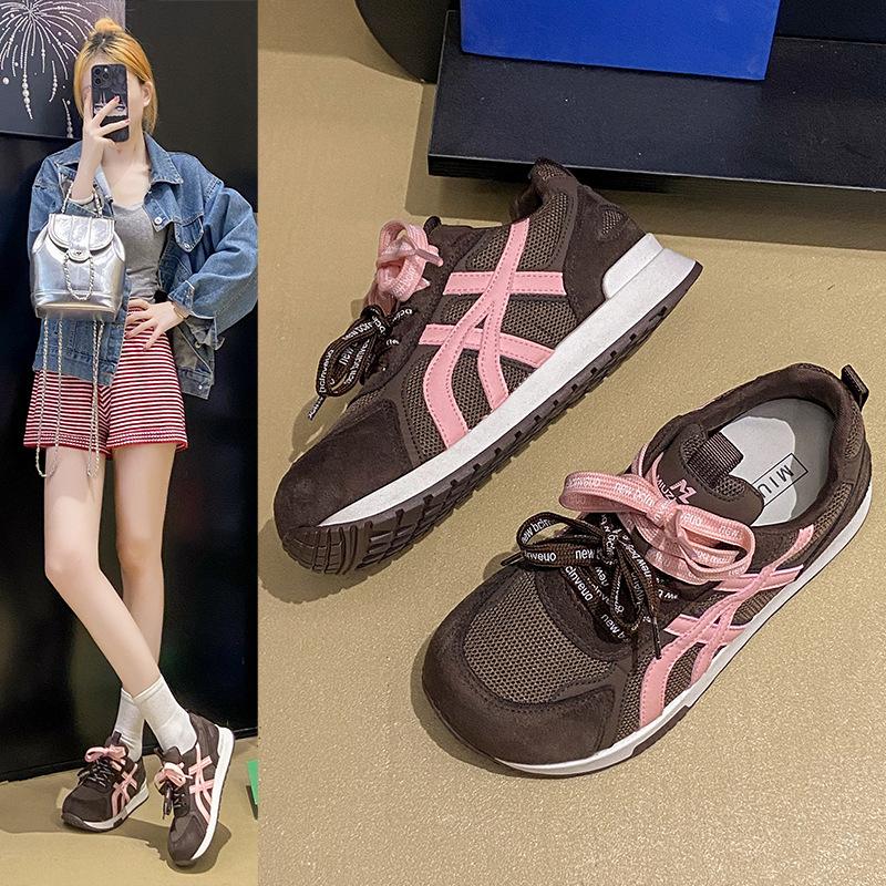 Innere Höhenerhöhung 8cm Deutsche Trainingsschuhe für Damen 2025~ Herbst neu klein atmungsaktiv weiche Sohle Sport und Freizeit Forrest Gump Schuhe Tide