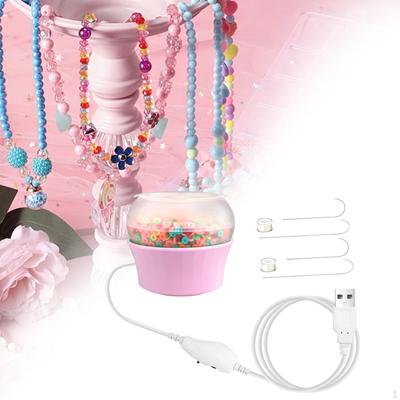 Elektrische Bead Spinner Set Schüssel Stringer Werkzeuge, Perlen Maschine, Handwerk USB String Perlen für