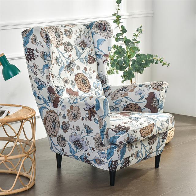 Funda de sillón Bohemia de licra elástica, funda de sillón nórdico con fundas para cojines de asiento, funda protectora para muebles