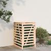 Vidaxl Garbage Bin Enclosure, 84X90X128.5 Cm Solid Pine Wood