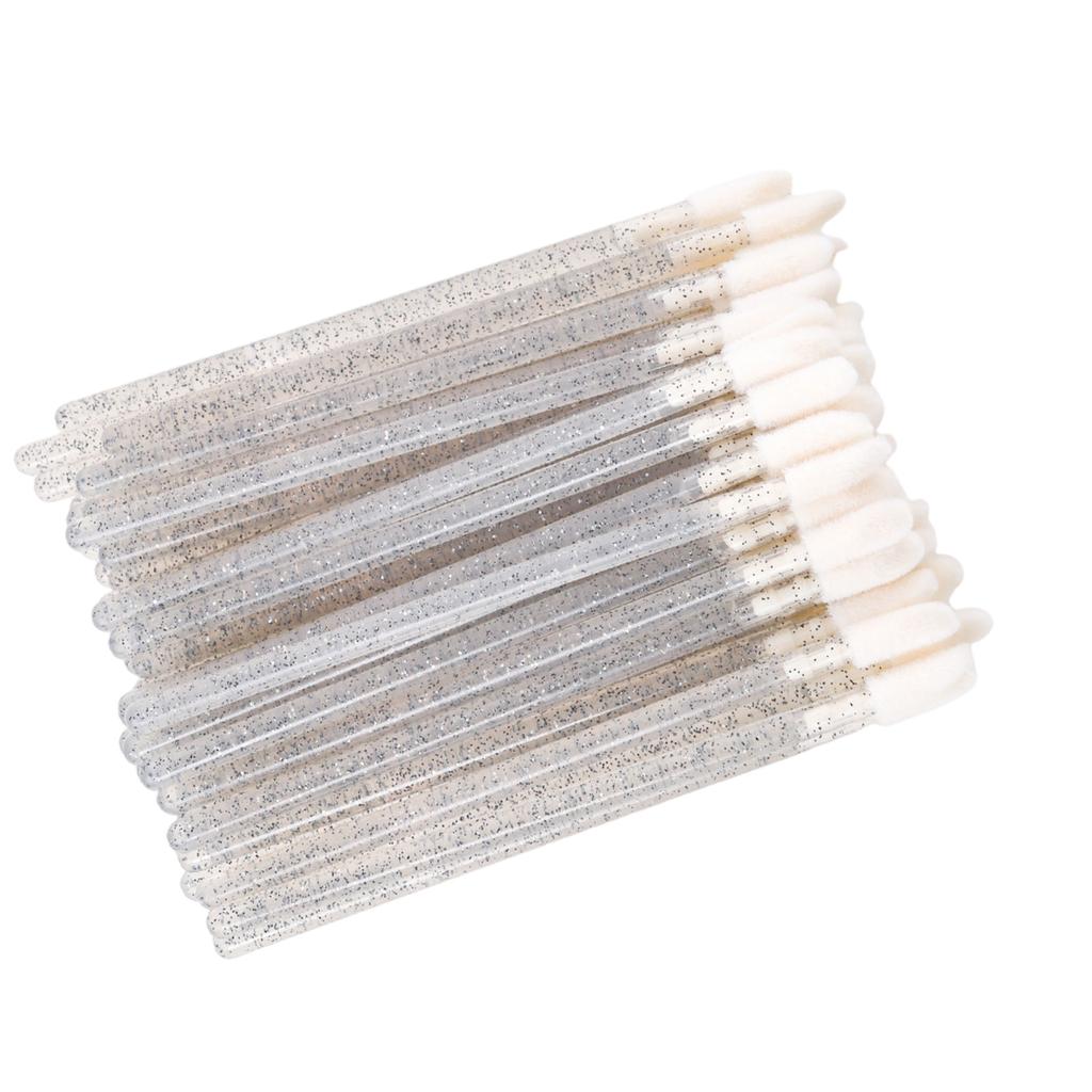 Disposable Lip Brushes 50pcs Makeup Lipstick Applicators Soft Portable Beauty Tools for Lip Gloss Application