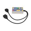 OBDII Breakout Box OBD2 Protokolldetektor med Diagnostikkabel Universal för Bilens OBD-Linje Signal