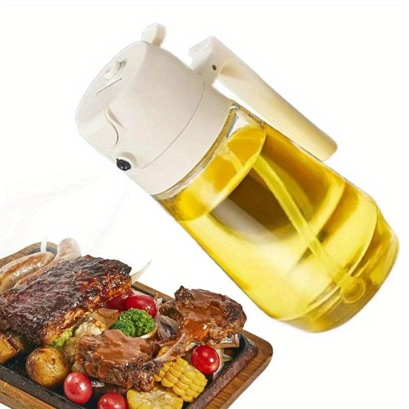 New Oil Dispenser Bottle Oil Spray Bottle for Kitchen Oil and Vinegar Dispenser Olive Oil Bottle Sprayer Home(Spray&pour)