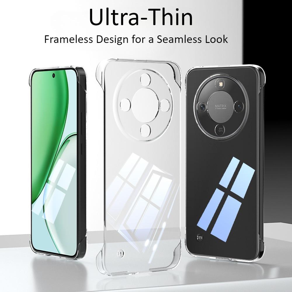 For Honor GT X70 X60 X50 X40 X30 Pro Frameless PC Phone Case X70i X60i X50i Transparent Ultra-thin Back Cover
