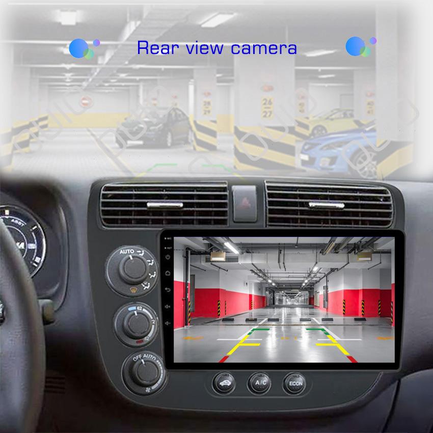 2din 8G+128G IPS 9inch Android10 Car Radio Multimedia Player Carplay Auto GPS Navigation DSP BT For Honda CIVIC 2000 2001-2006