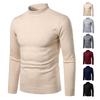 Camicetta maglione pullover slim a maniche lunghe autunno inverno dolcevita da uomo