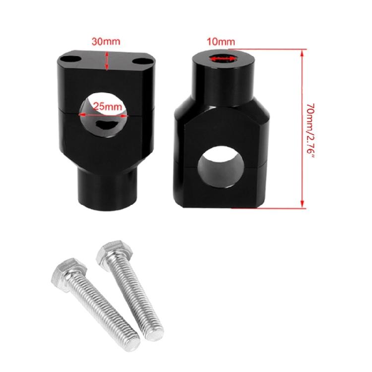 Motorrad Lenkererhöhung Klemme Erhöhung Halterung 25mm 22mm Universaladapter