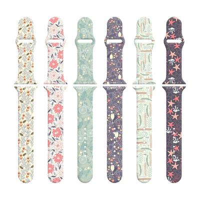 Fresh Mori Printed Strap for Apple Watchs S10- Soft Silicone Sports Creative Replacement Band for iWatch 10/9/8/7/6/5/4/3/2/1/Se/Ultra/Ultra2 49mm