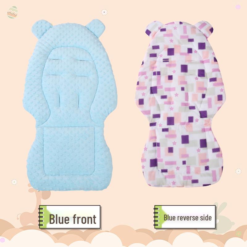 Pernă de Scaun din Bumbac Îngroșat pentru Cărucior de Bebeluș și Scaun Înalt – Potrivire Universală pentru Toate Sezoanele