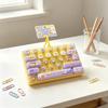 Squeeze Type Decompression Button Toy 26-Key Design Bag Hanging Ornament  Bag Decoration