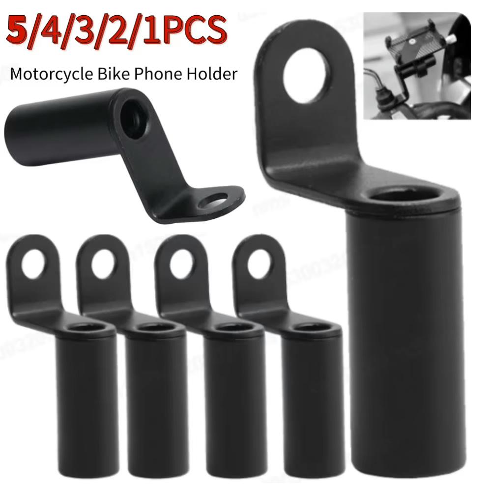 

Motorcycle Bike Phone Holder Stand Rearview Mirror Mount Extender Bracket Clamp