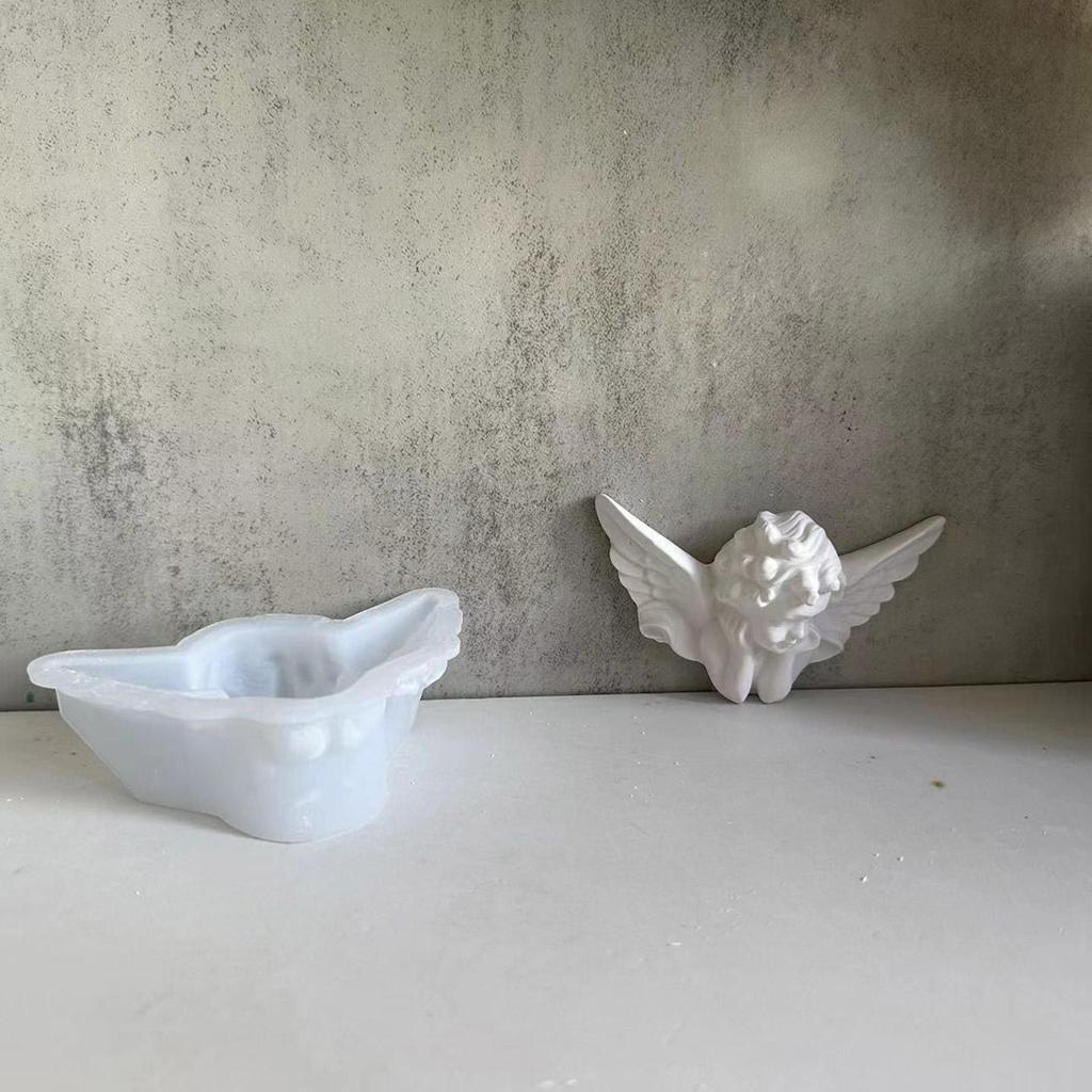 Silikonowe formy 3D Anioł do masy cukrowej Formy gipsowe Anioł Łatwe wyjmowanie Forma anioła do masy cukrowej Dla miłośników świec ręcznie robionych Początkujących