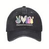 Peace Love Peeps Graphic Baseball Cap Polyester Casual Adjustable Sporty Hat for Men Women