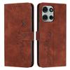 For Motorola Moto G66y 5G/Motorola Moto G66j 5G/Motorola Moto G56 5G Stand Case PU Leather Phone Cover Imprinted Heart Pattern