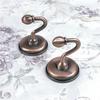 2pcs Zinc Zinc Zinc Alloy Tieback Wall Hooks Pommel Wall Hat Coat Hangers  for Bedroom Dormitory