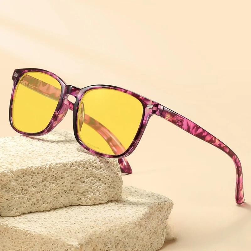 Fashionable Night Vision Anti Blue Light Glasses Night Anti High Beam Viewing Mobile Phone Computer Competitive Game Glasses