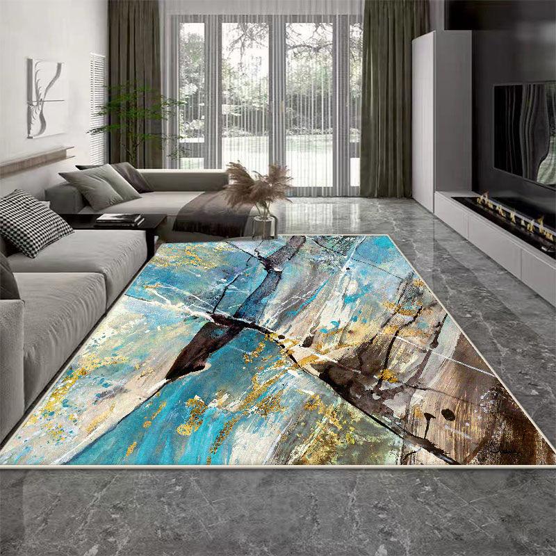 

Art Abstract Carpet for Living Room Modern Home Decoration Sofa Plush Area Large Rugs 200x300 Bedroom Bedside Non-slip Floor Mat 60*90cm