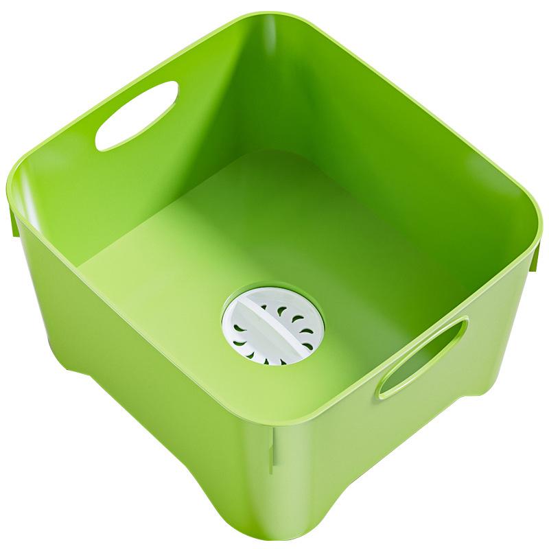 Multi-functional Kitchen Sink Draining and Washing Basket for Vegetables, Fruits, Rice, and More