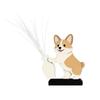 Mini Puppy Pushing a Vase Ornament Push Bottle Refrigerator Magnet Whiskers Storage Refrigerator Magnet Cartoon