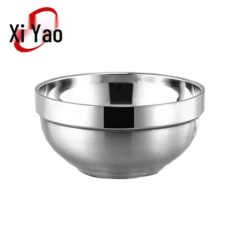 Xiyao 304 Stainless Steel Double-Layer Insulated Bowl