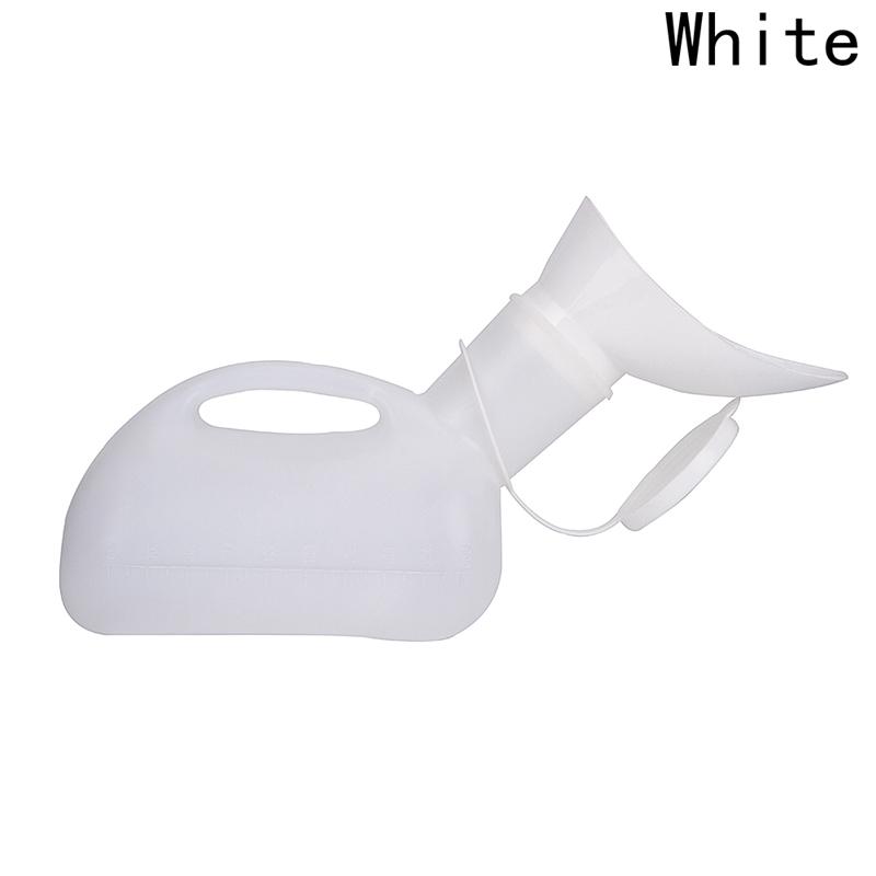 

1000 мл унисекс портативный писсуар для мочи туалет помощь бутылка для путешествий кемпинга на открытом воздухе + женский адаптер белый