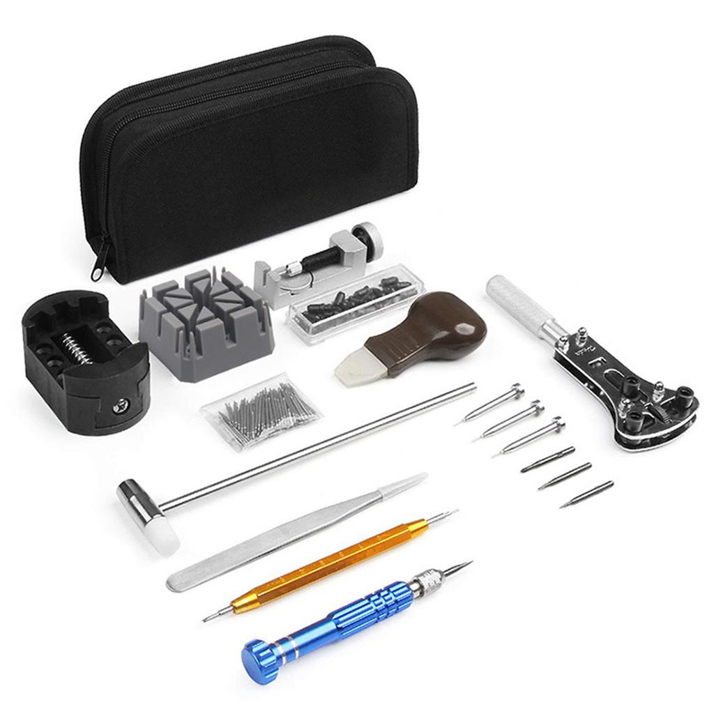 138Pcs Watch Tool Set Precisions Instrument For Battery Change Band Adjustment Professional Watchmaker Tool
