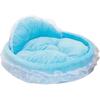 Princess Pet Bed with Bows Ruffled Lace Design Soft and Beautiful Dog Sofa Detachable Cushion Princess Nest