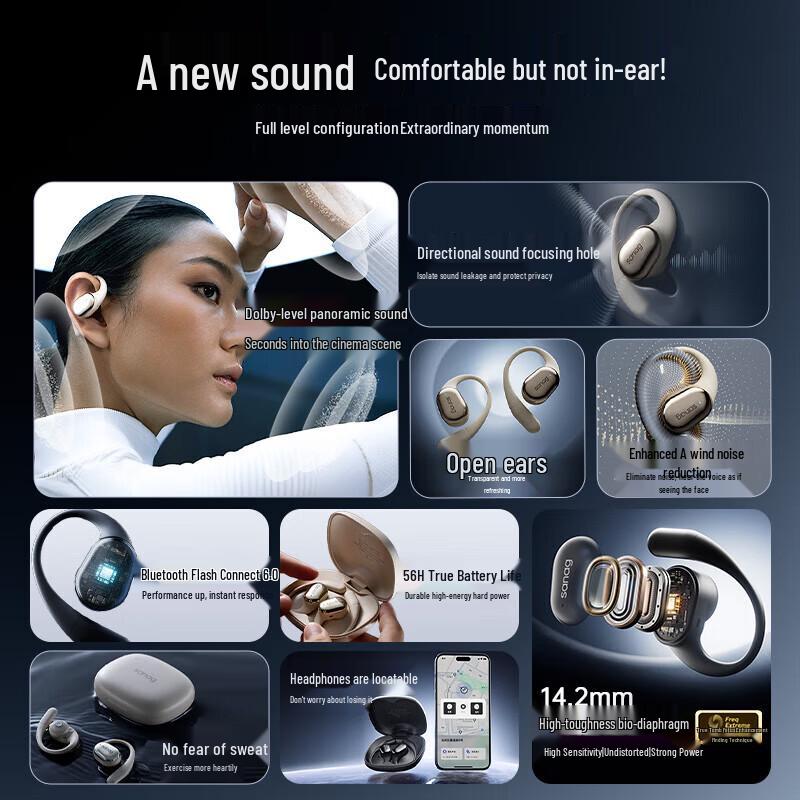 Sena C16S Open-Ear Bluetooth Sports Headphones