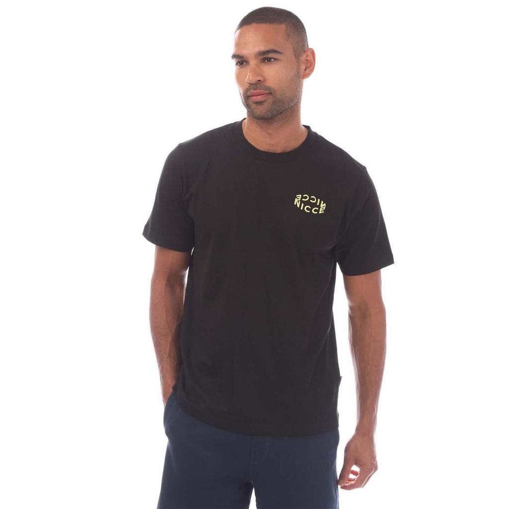 Nicce Mens Tanetta Cotton Regular T-Shirt
