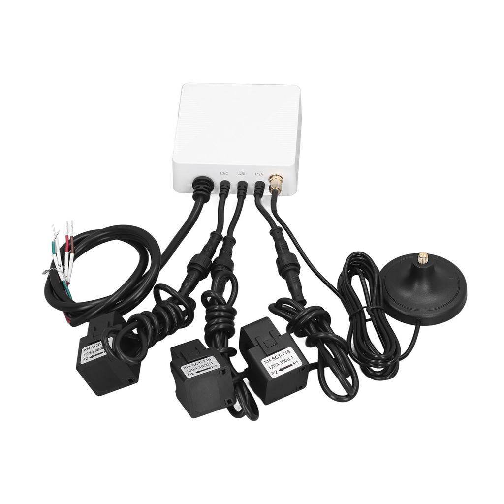 WiFi Smart Home Energy Monitor Electricity Meter with 3pcs 300A Circuit Level Sensor 3 Phase for