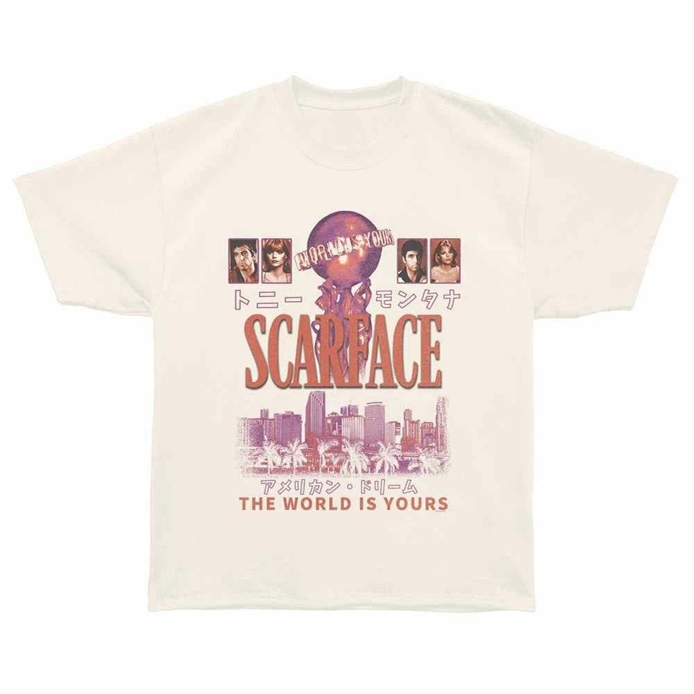 Scarface - The World Is Yours Globe - Bronx Oversized Children s T-shirt Off-White 150
