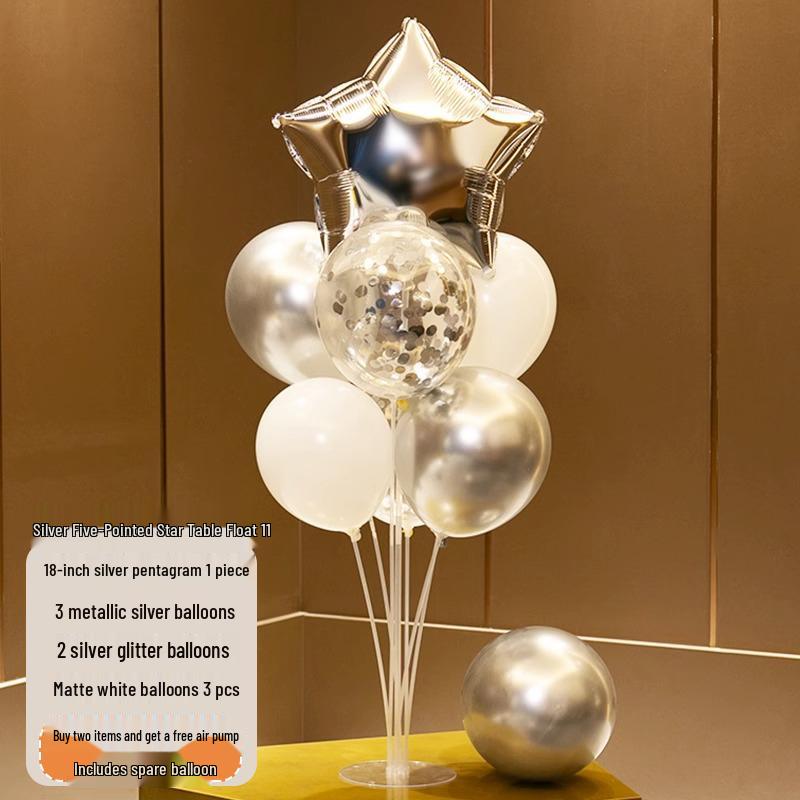 Glowing Balloon Column Stand for Birthday, Party, Shop Opening, or Proposal Decorations