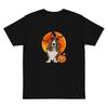 Basset Hound Halloween Funny Cuteee Graphic Black T Shirt Gift For Friends