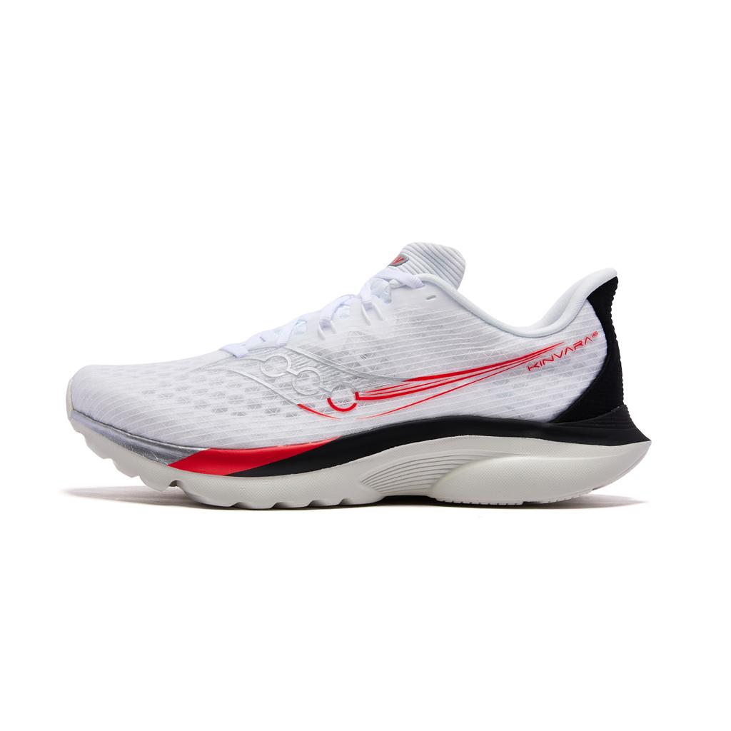 SAUCONY Kinvara 16 Comfortable Versatile Breathable Lightweight Shock Absorbing Running Shoes Unisex Sneakers White S31020-551